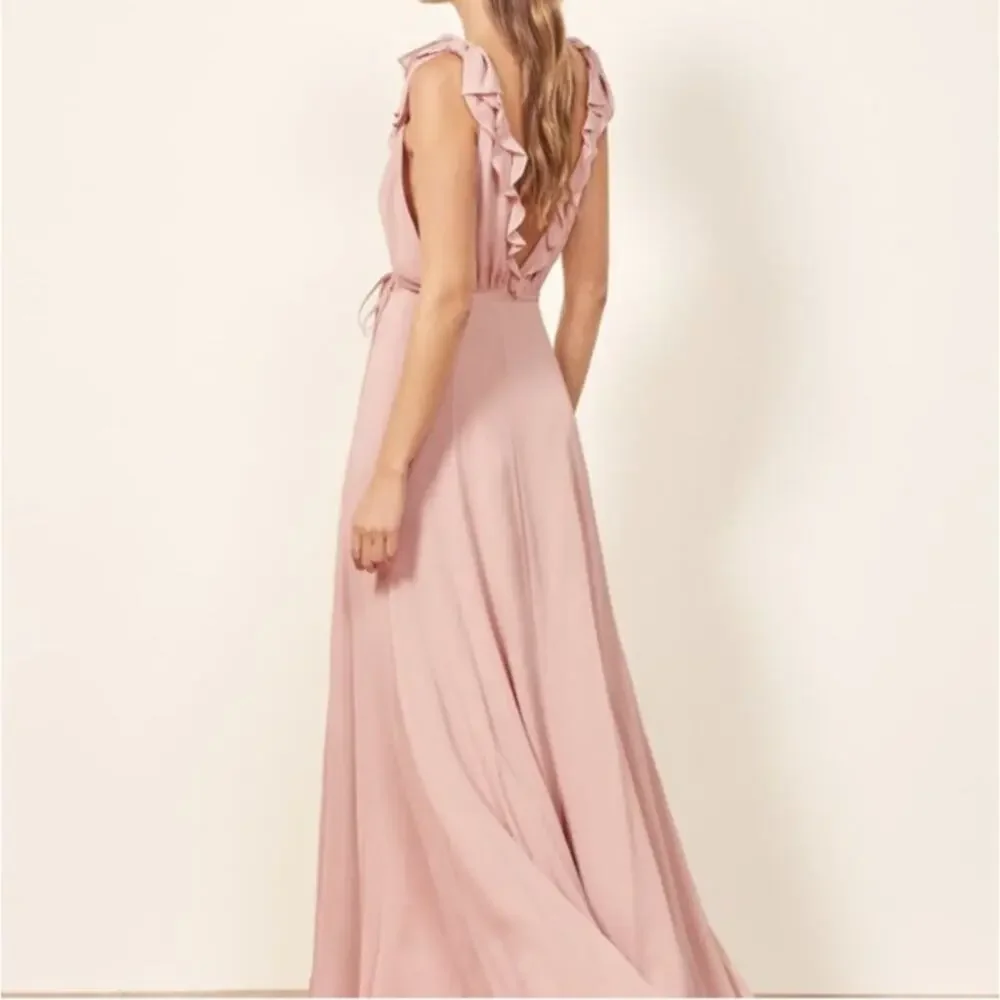Reformation Peppermint Blush‎ Wrap Dress Womens Large